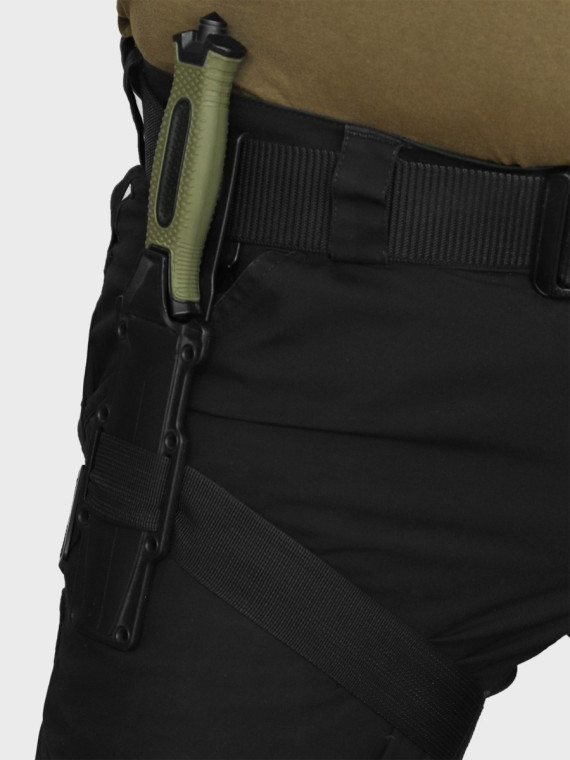 FOX OUTDOOR Pas mocujący kompresyjny udowy na Ładownicę Kaburę Nóż typu Fastex czarny