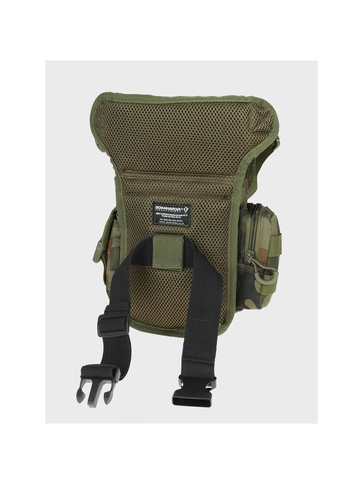 FOX OUTDOOR Pas mocujący kompresyjny udowy na Ładownicę Kaburę Nóż typu Fastex czarny