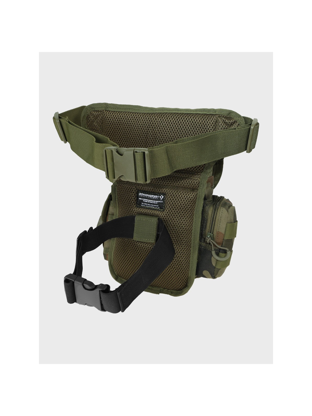 FOX OUTDOOR Pas mocujący kompresyjny udowy na Ładownicę Kaburę Nóż typu Fastex czarny