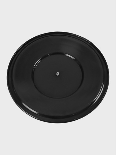 FOX OUTDOOR PATELNIA TURYSTYCZNA Z POKRYWKĄ I SKŁADANYM UCHWYTEM 24CM STAL