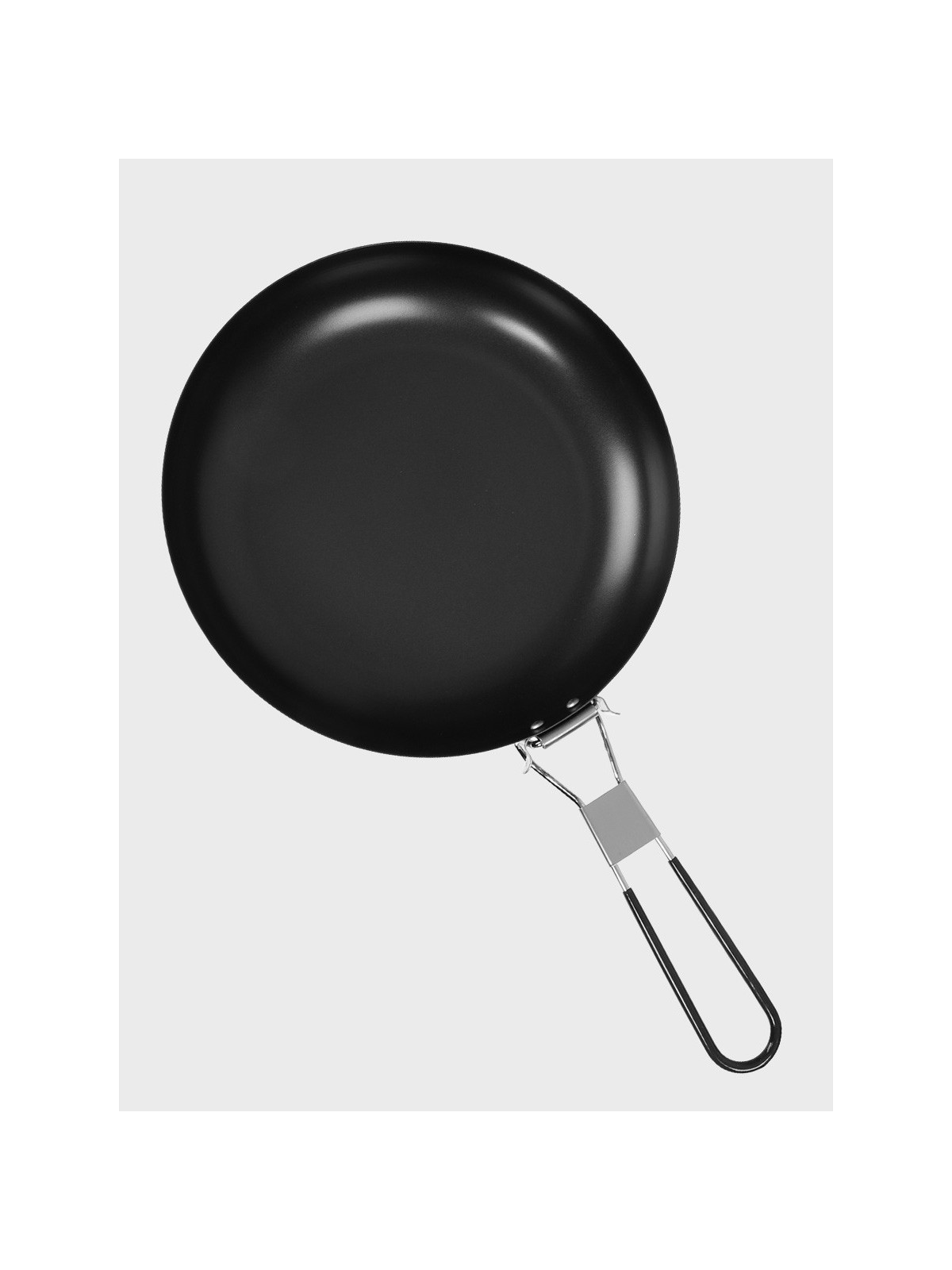 FOX OUTDOOR PATELNIA TURYSTYCZNA Z POKRYWKĄ I SKŁADANYM UCHWYTEM 24CM STAL