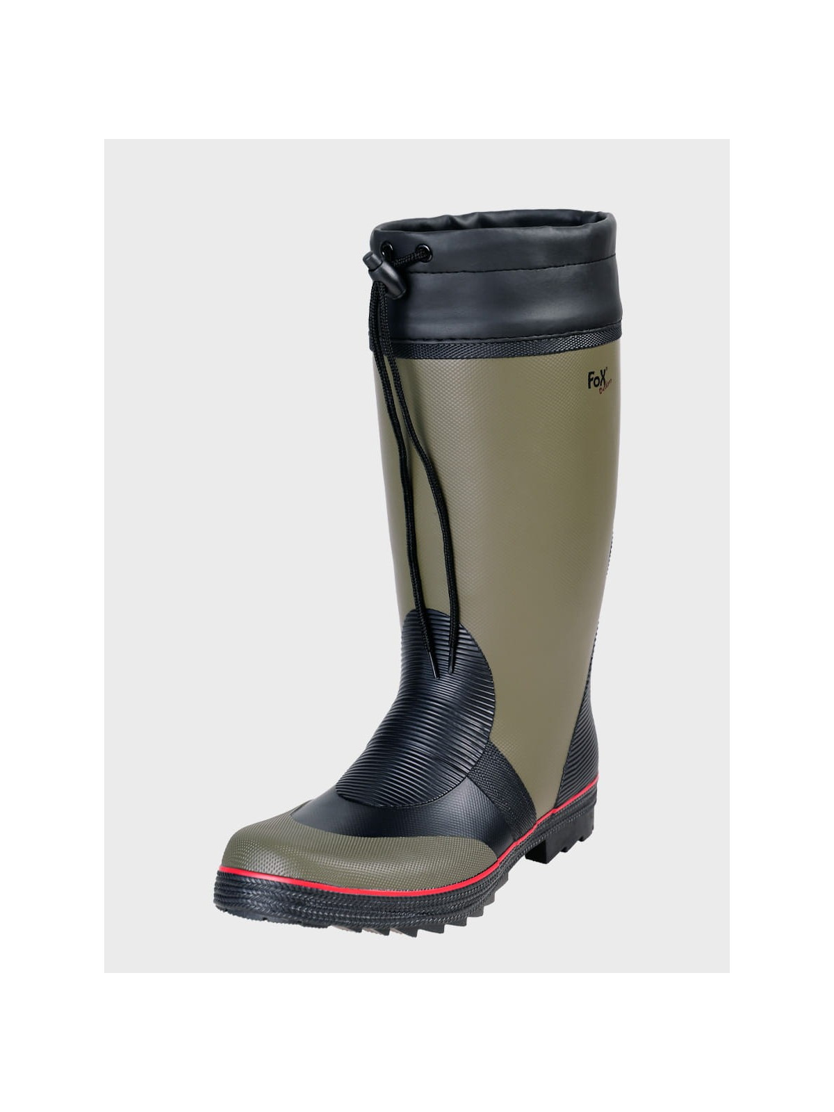 FOX OUTDOOR Kalosze całoroczne wysokie ze ściągaczem oliwkowe 46