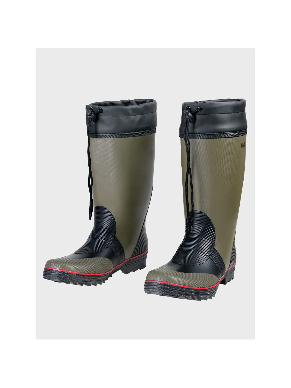 FOX OUTDOOR Kalosze całoroczne wysokie ze ściągaczem oliwkowe 46