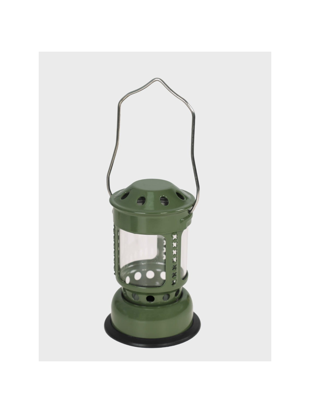 FOX OUTDOOR Lampa świecznik na tealighty z uchwytem Mini zielona