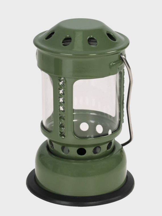 FOX OUTDOOR Lampa świecznik na tealighty z uchwytem Mini zielona