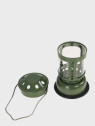 FOX OUTDOOR Lampa świecznik na tealighty z uchwytem Mini zielona