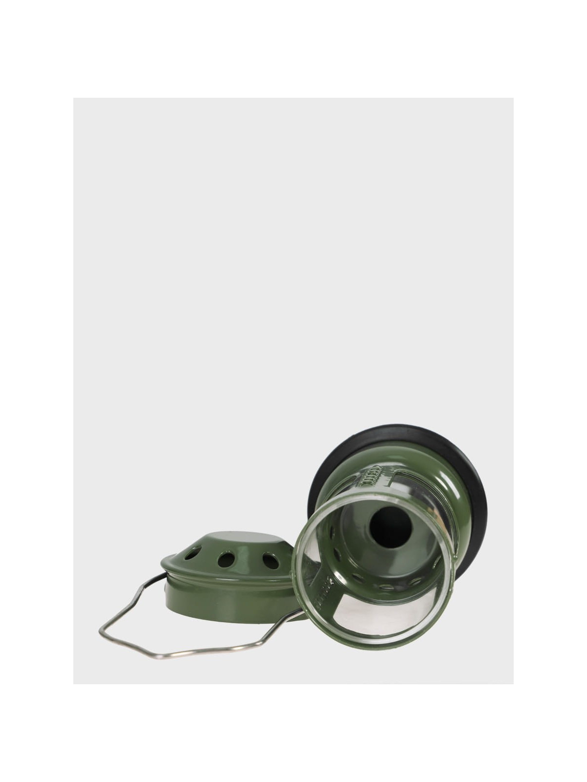 FOX OUTDOOR Lampa świecznik na tealighty z uchwytem Mini zielona