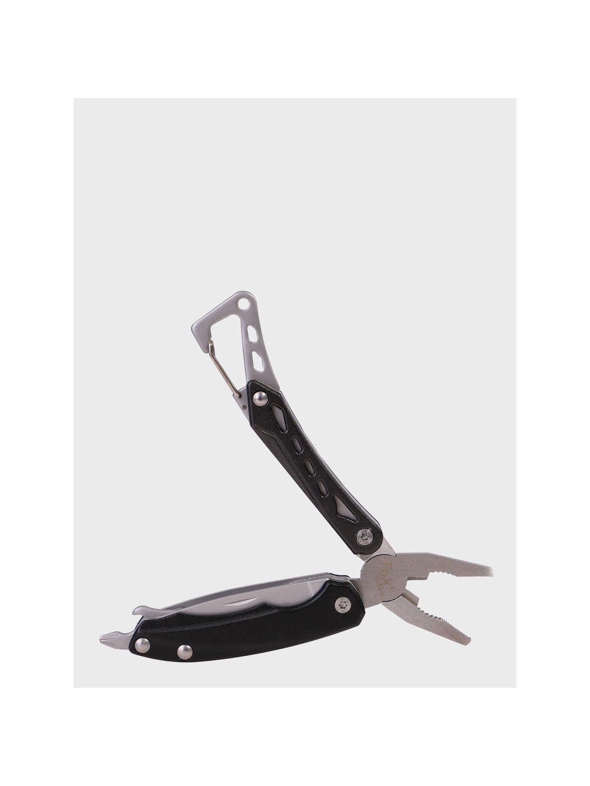 FOX OUTDOOR Narzędzie wielofunkcyjne multitool Mini z karabińczykiem