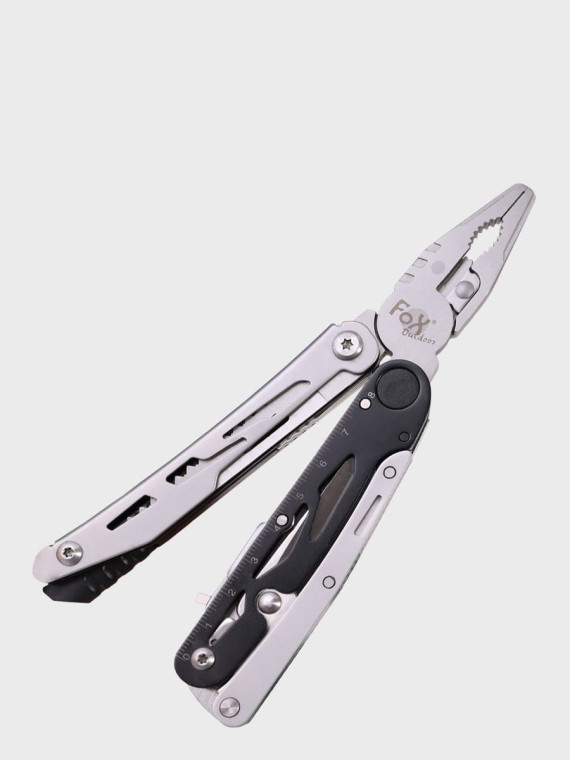 FOX OUTDOOR Multitool narzędzie wielofunkcyjne multitool zestaw z nożyczkami bitami etui