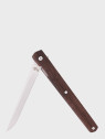 FOX OUTDOOR Nóż składany turystyczny Slim Wooden Handle