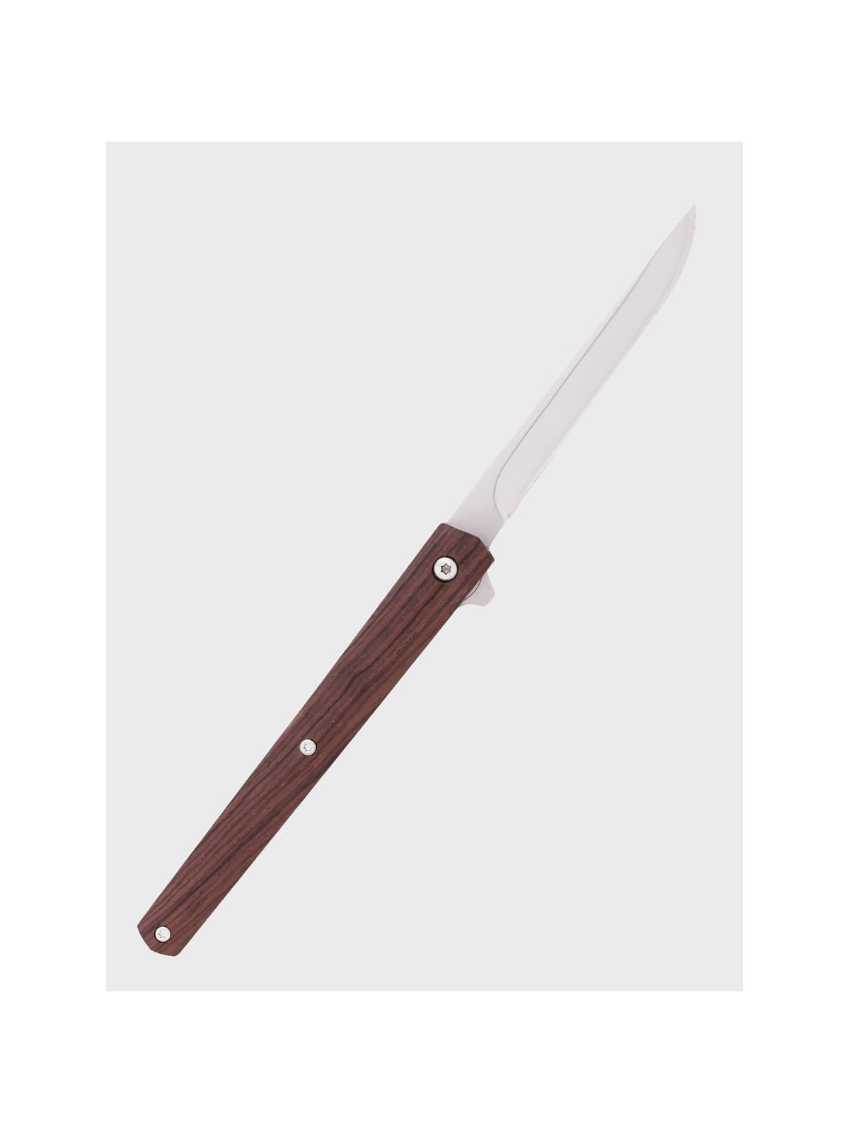 FOX OUTDOOR Nóż składany turystyczny Slim Wooden Handle