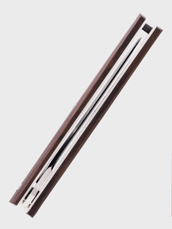 FOX OUTDOOR Nóż składany turystyczny Slim Wooden Handle
