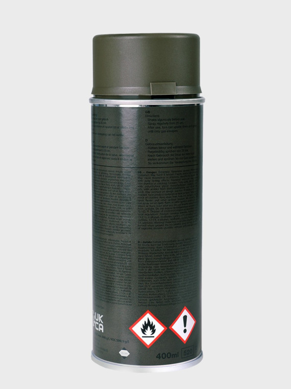 FOSCO INDUSTRIES Farba w Sprayu do Maskowania Broni Sprzętu 400ml Ranger Green