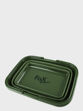 FOX OUTDOOR KOSZ TURYSTYCZNY SKŁADANY 9L oliwkowy