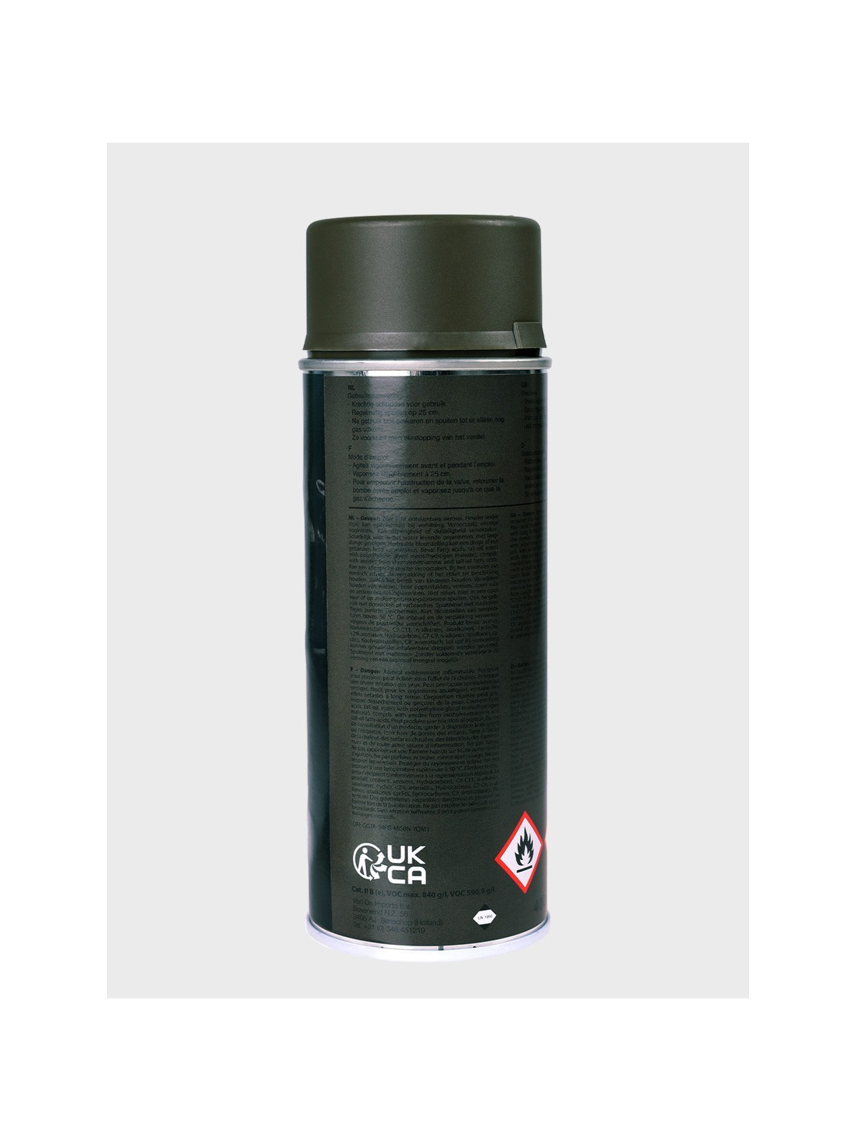 FOSCO INDUSTRIES Farba w Sprayu do Maskowania Broni Sprzętu 400ml Ranger Green