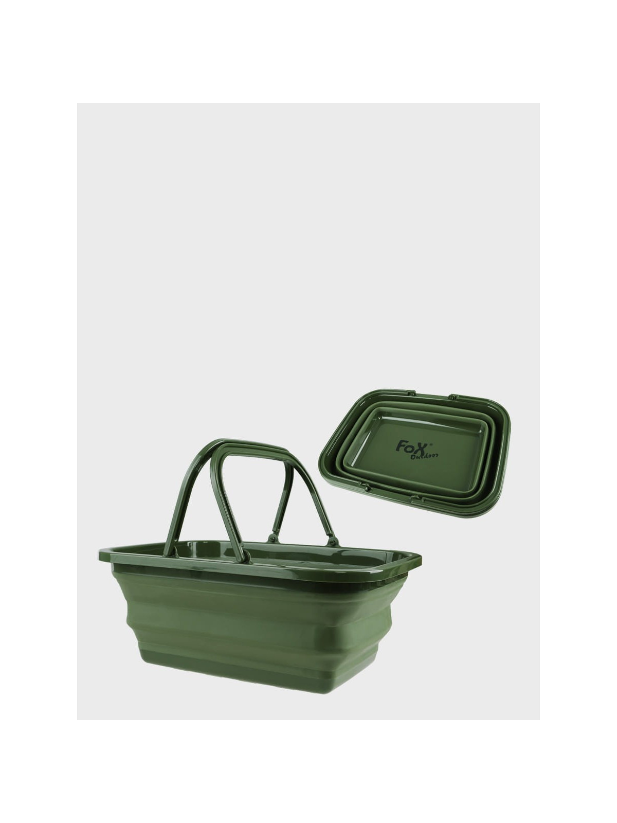 FOX OUTDOOR KOSZ TURYSTYCZNY SKŁADANY 9L oliwkowy