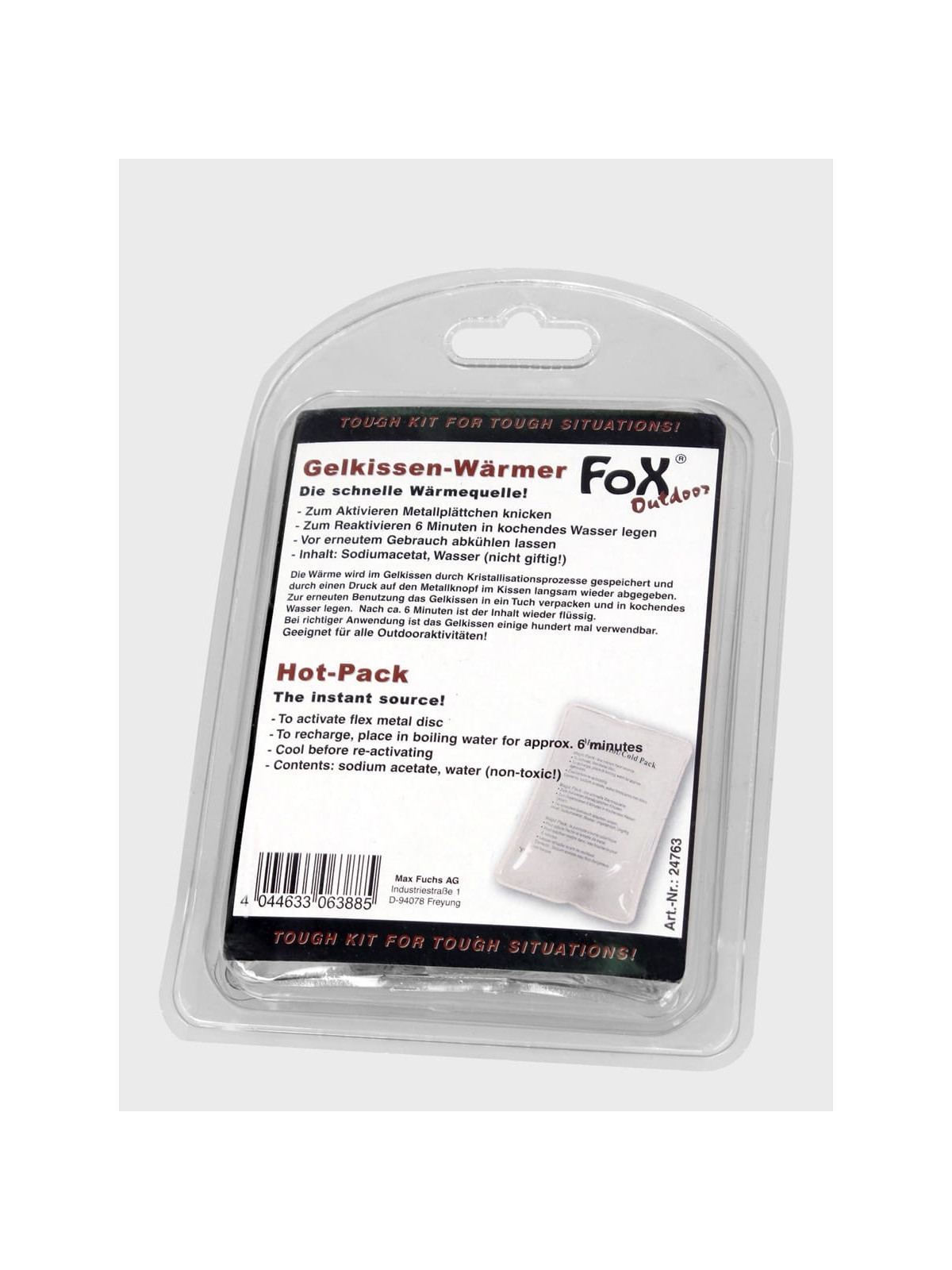 FOX OUTDOOR Ogrzewacz Żelowy Odnawialny