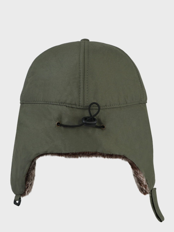 FOX OUTDOOR CZAPKA USZATKA ZIMOWA MĘSKA TRAPPER OLIWKOWA