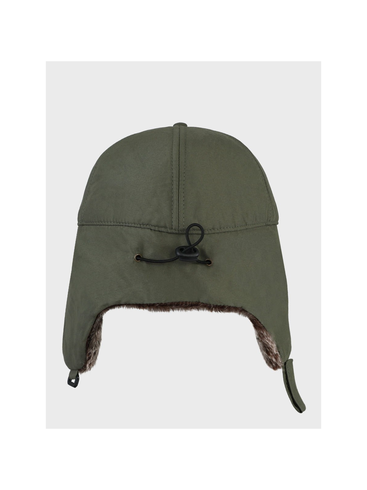 FOX OUTDOOR CZAPKA USZATKA ZIMOWA MĘSKA TRAPPER OLIWKOWA