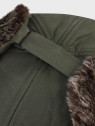 FOX OUTDOOR CZAPKA USZATKA ZIMOWA MĘSKA TRAPPER OLIWKOWA