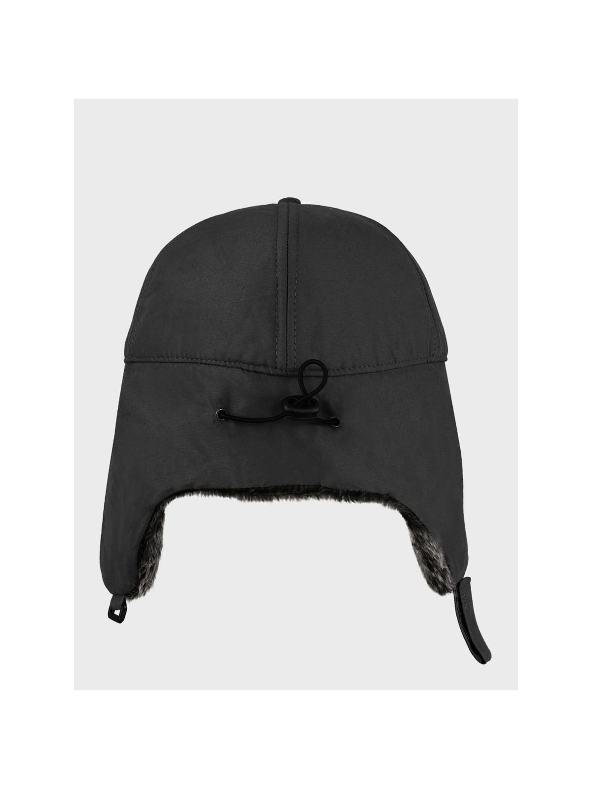 FOX OUTDOOR CZAPKA USZATKA ZIMOWA MĘSKA TRAPPER CZARNA