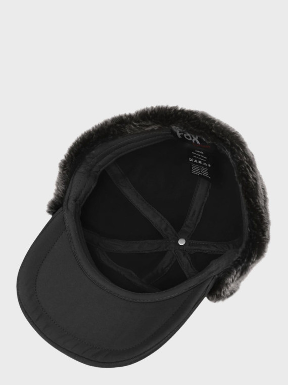 FOX OUTDOOR CZAPKA USZATKA ZIMOWA MĘSKA TRAPPER CZARNA