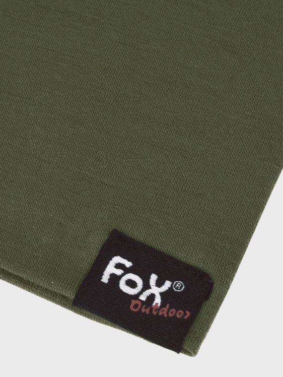 FOX OUTDOOR CZAPKA ZIMOWA WEŁNA MERINO TERMOAKTYWNA OLIWKOWA