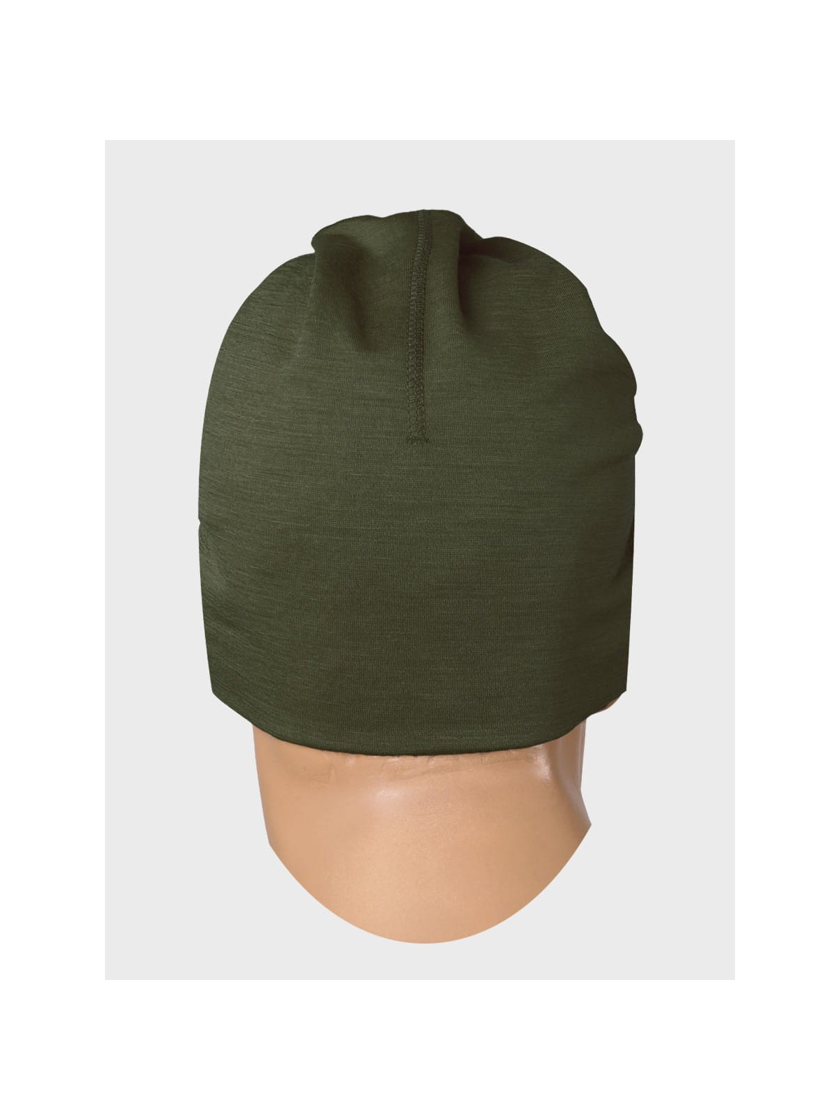 FOX OUTDOOR CZAPKA ZIMOWA WEŁNA MERINO TERMOAKTYWNA OLIWKOWA