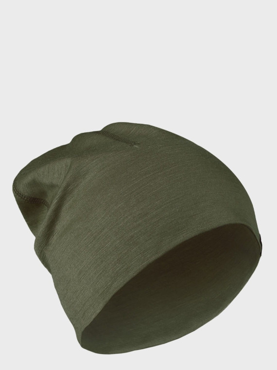 FOX OUTDOOR CZAPKA ZIMOWA WEŁNA MERINO TERMOAKTYWNA OLIWKOWA