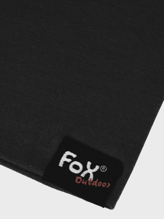FOX OUTDOOR CZAPKA ZIMOWA WEŁNA MERINO TERMOAKTYWNA CZARNA
