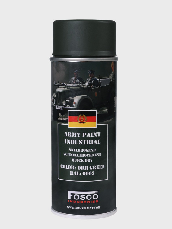 FOSCO INDUSTRIES Farba w Sprayu do Maskowania Broni Sprzętu 400ml DDR GREEN
