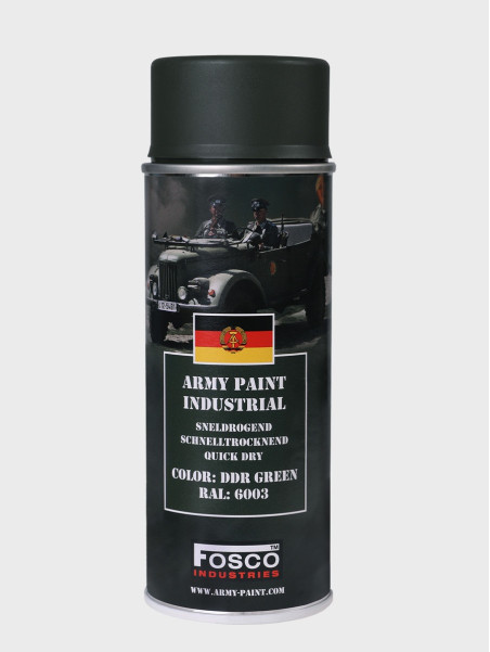 FOSCO INDUSTRIES Farba w Sprayu do Maskowania Broni Sprzętu 400ml DDR GREEN
