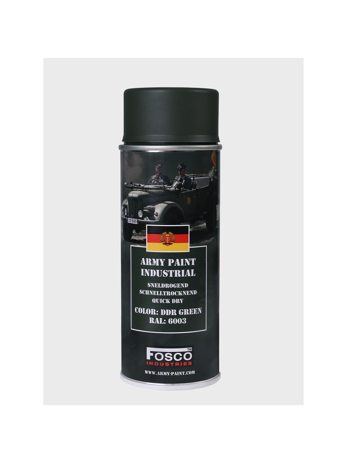 FOSCO INDUSTRIES Farba w Sprayu do Maskowania Broni Sprzętu 400ml DDR GREEN