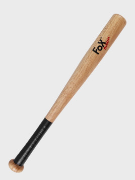 FOX OUTDOOR Kij bejsbolowy baseballowy 18 cali / 46 cm DREWNIANY
