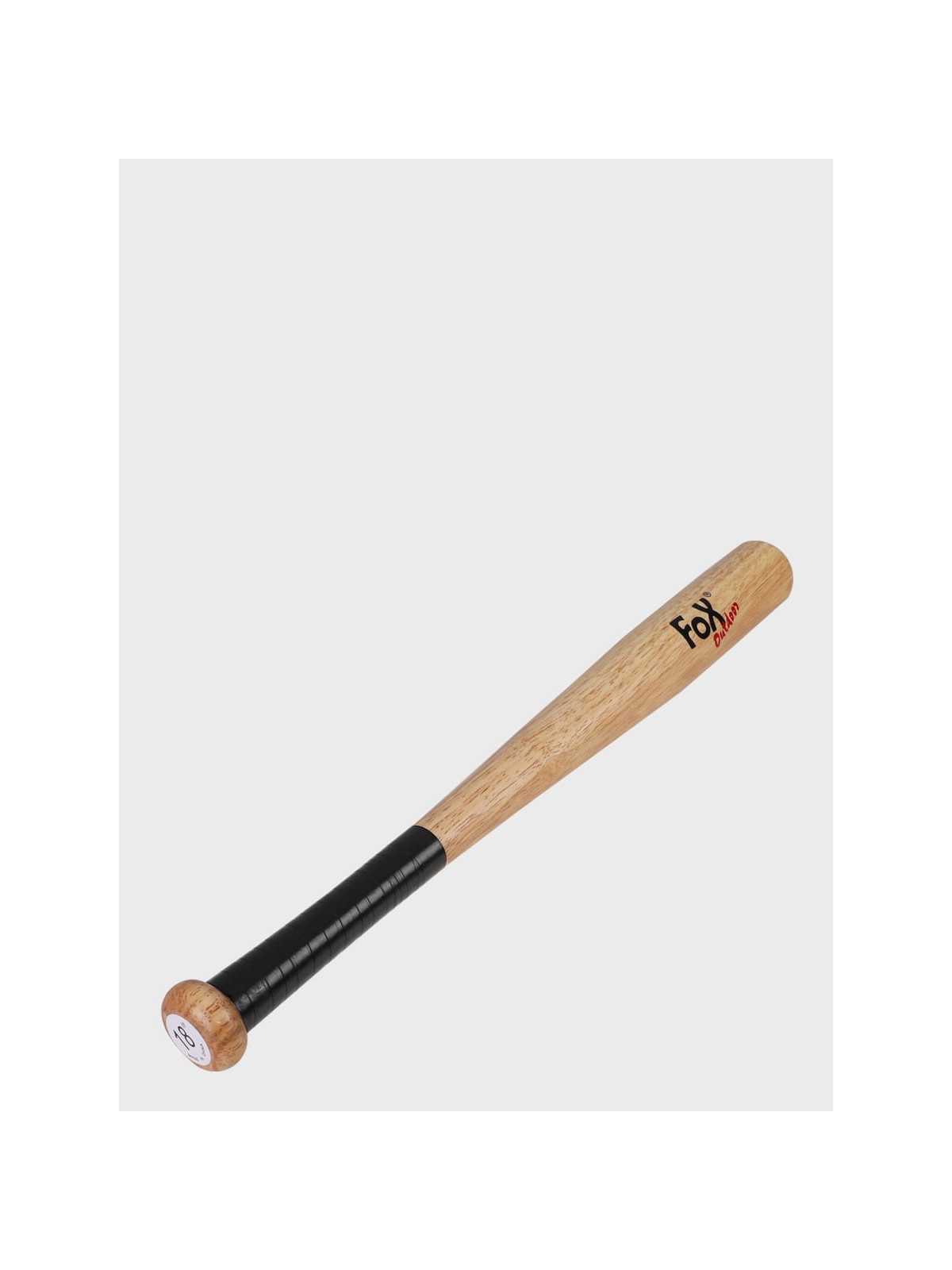 FOX OUTDOOR Kij bejsbolowy baseballowy 18 cali / 46 cm DREWNIANY