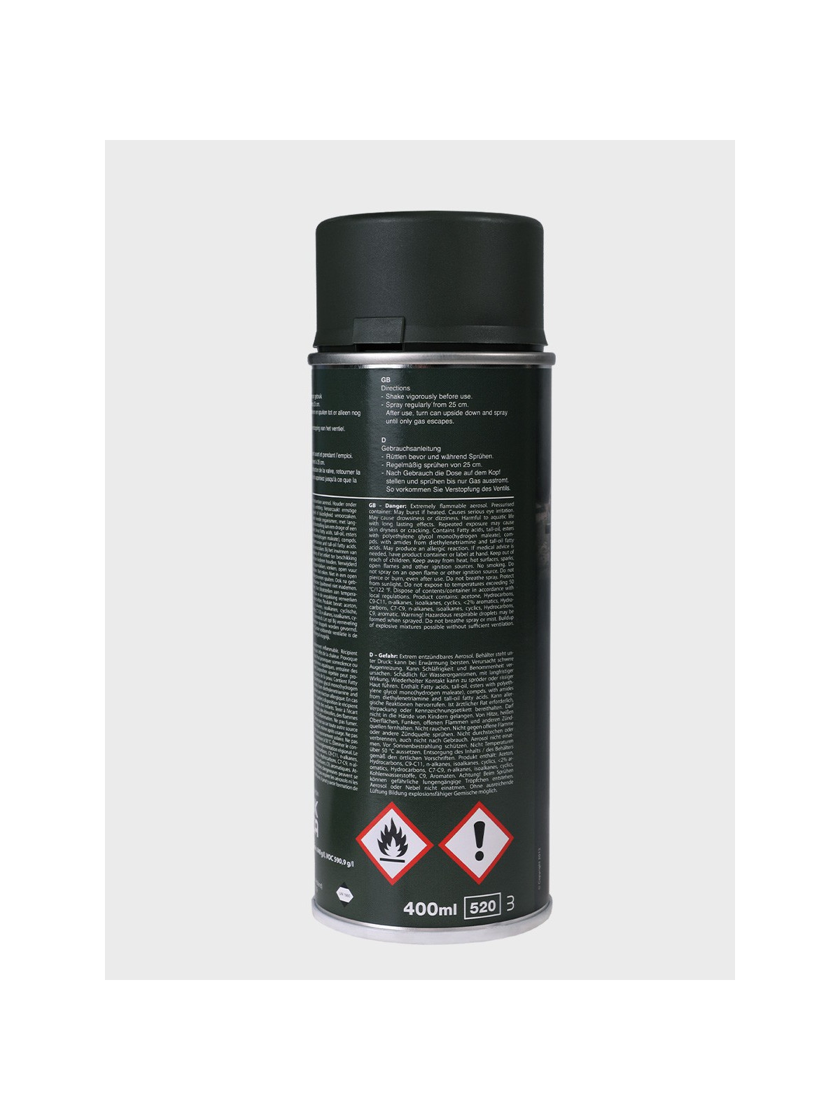 FOSCO INDUSTRIES Farba w Sprayu do Maskowania Broni Sprzętu 400ml DDR GREEN