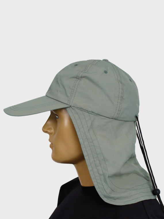 FOX OUTDOOR CZAPKA Z DASZKIEM I NAKARCZKIEM SAHARA OLIWKOWA