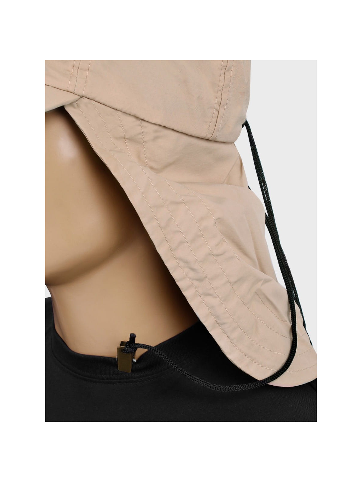 FOX OUTDOOR CZAPKA Z DASZKIEM I NAKARCZKIEM SAHARA BEŻOWA
