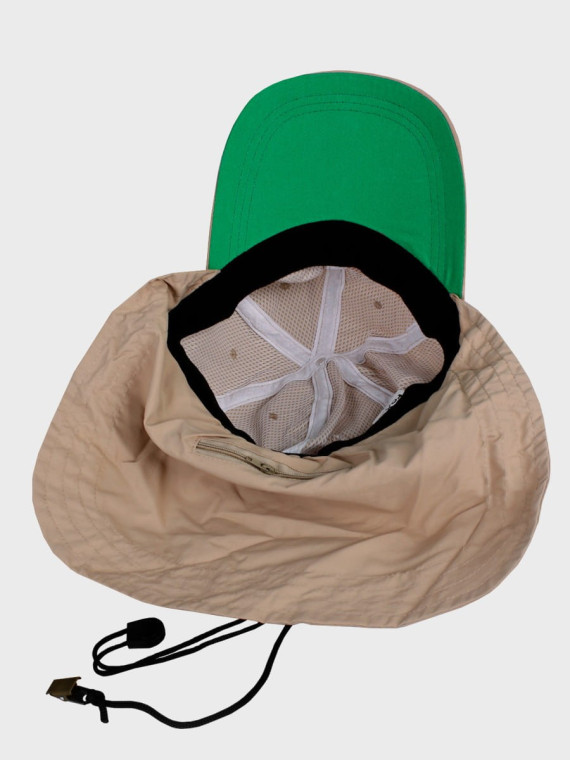 FOX OUTDOOR CZAPKA Z DASZKIEM I NAKARCZKIEM SAHARA BEŻOWA