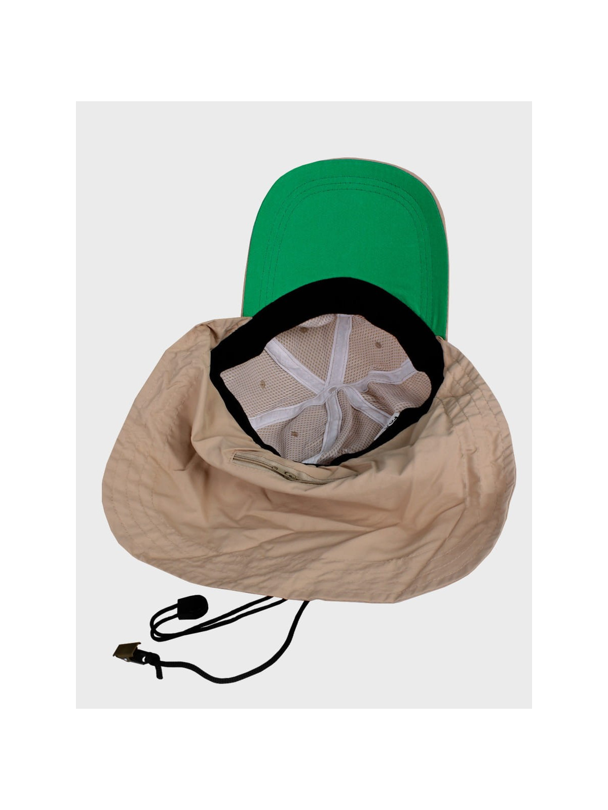 FOX OUTDOOR CZAPKA Z DASZKIEM I NAKARCZKIEM SAHARA BEŻOWA