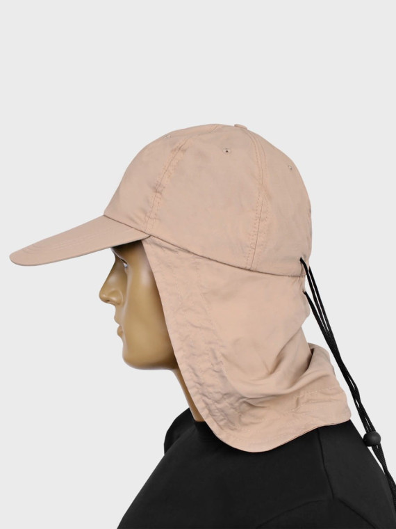 FOX OUTDOOR CZAPKA Z DASZKIEM I NAKARCZKIEM SAHARA BEŻOWA