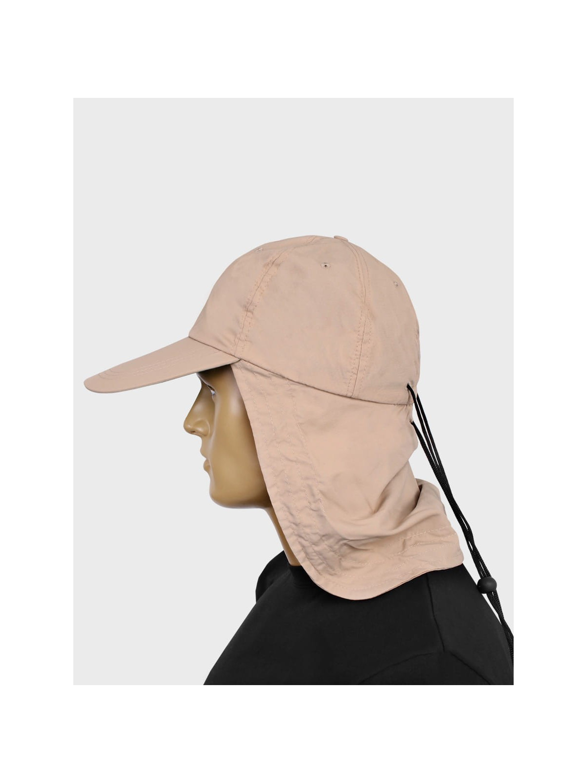 FOX OUTDOOR CZAPKA Z DASZKIEM I NAKARCZKIEM SAHARA BEŻOWA