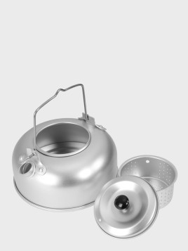 FOX OUTDOOR CZAJNIK TURYSTYCZNY z zaparzaczem 950 ml ALUMINIUM