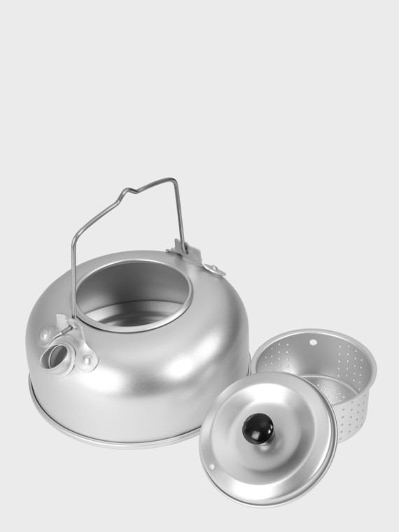 FOX OUTDOOR CZAJNIK TURYSTYCZNY z zaparzaczem 950 ml ALUMINIUM
