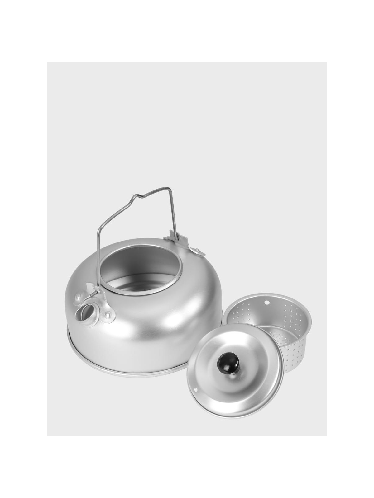 FOX OUTDOOR CZAJNIK TURYSTYCZNY z zaparzaczem 950 ml ALUMINIUM