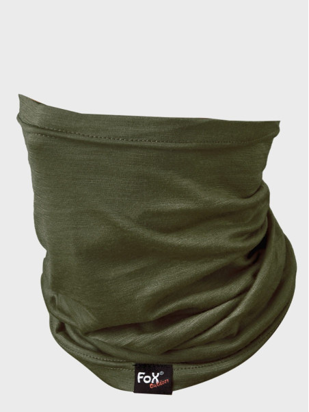 FOX OUTDOOR KOMIN CHUSTA WIELOFUNKCYJNA MERINO LITE OLIWKOWY