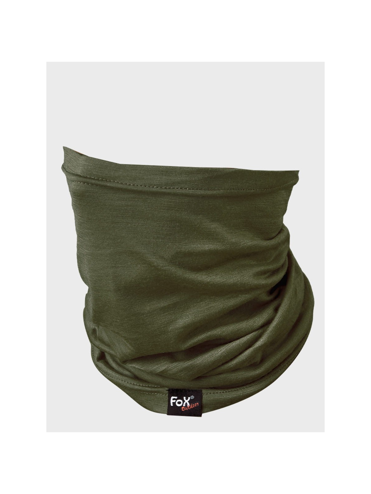 FOX OUTDOOR KOMIN CHUSTA WIELOFUNKCYJNA MERINO LITE OLIWKOWY