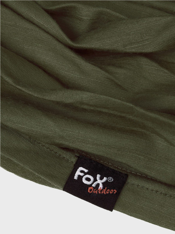 FOX OUTDOOR KOMIN CHUSTA WIELOFUNKCYJNA MERINO LITE OLIWKOWY