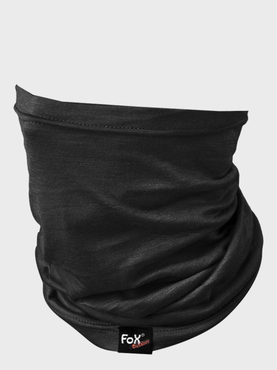 FOX OUTDOOR KOMIN CHUSTA WIELOFUNKCYJNA MERINO LITE CZARNY
