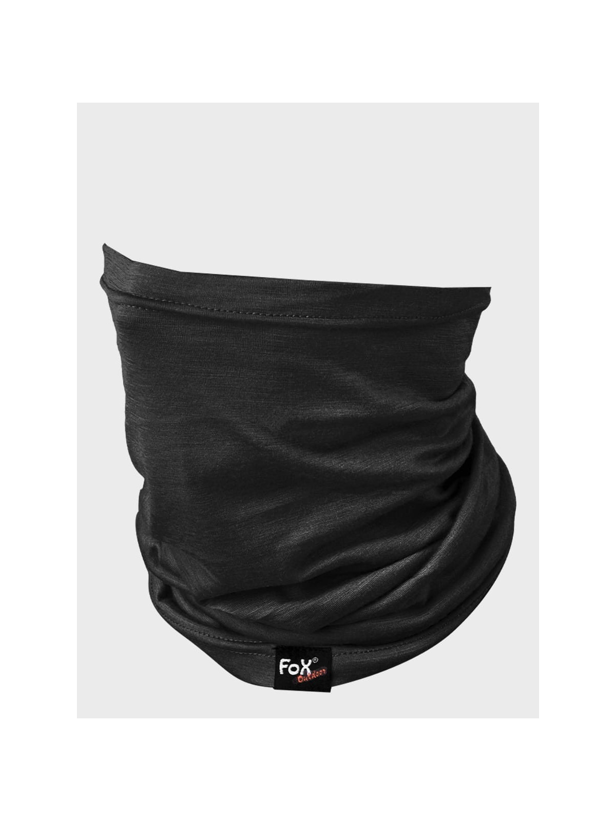 FOX OUTDOOR KOMIN CHUSTA WIELOFUNKCYJNA MERINO LITE CZARNY